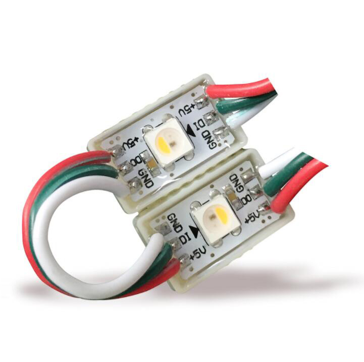 DC5V LED RGBW 5050 built-in IC waterproof full color IP65 waterproof module DC5V LED RGBW 5050 built-in IC waterproof full color IP65 waterproof module